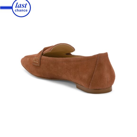 MARION PARKE Luggage Made In Brazil Leather Courtney Loafers - Picture 2 of 2